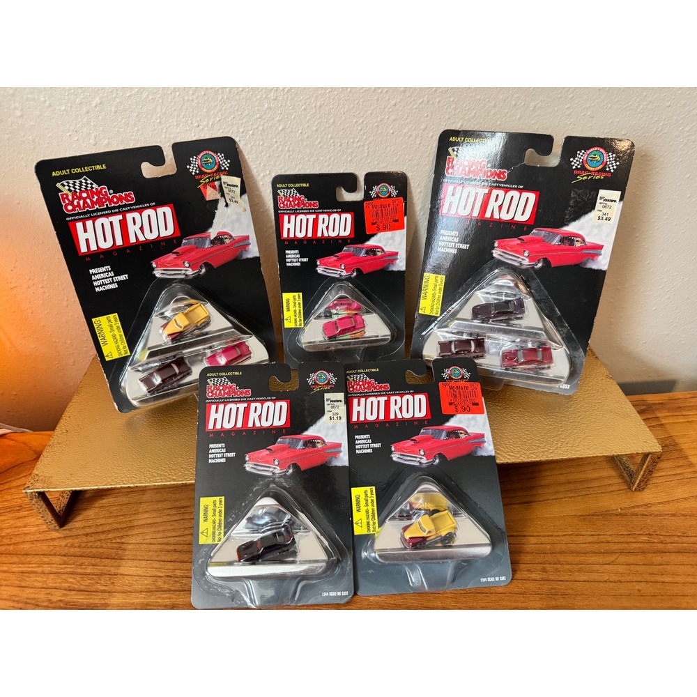 Vintage Racing‎ Champions Hot Rod Magazine 1:144 Scale Die Cast Cars